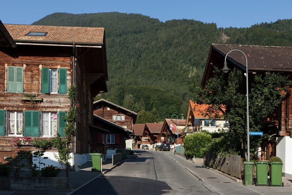 Village street in Wilderswil