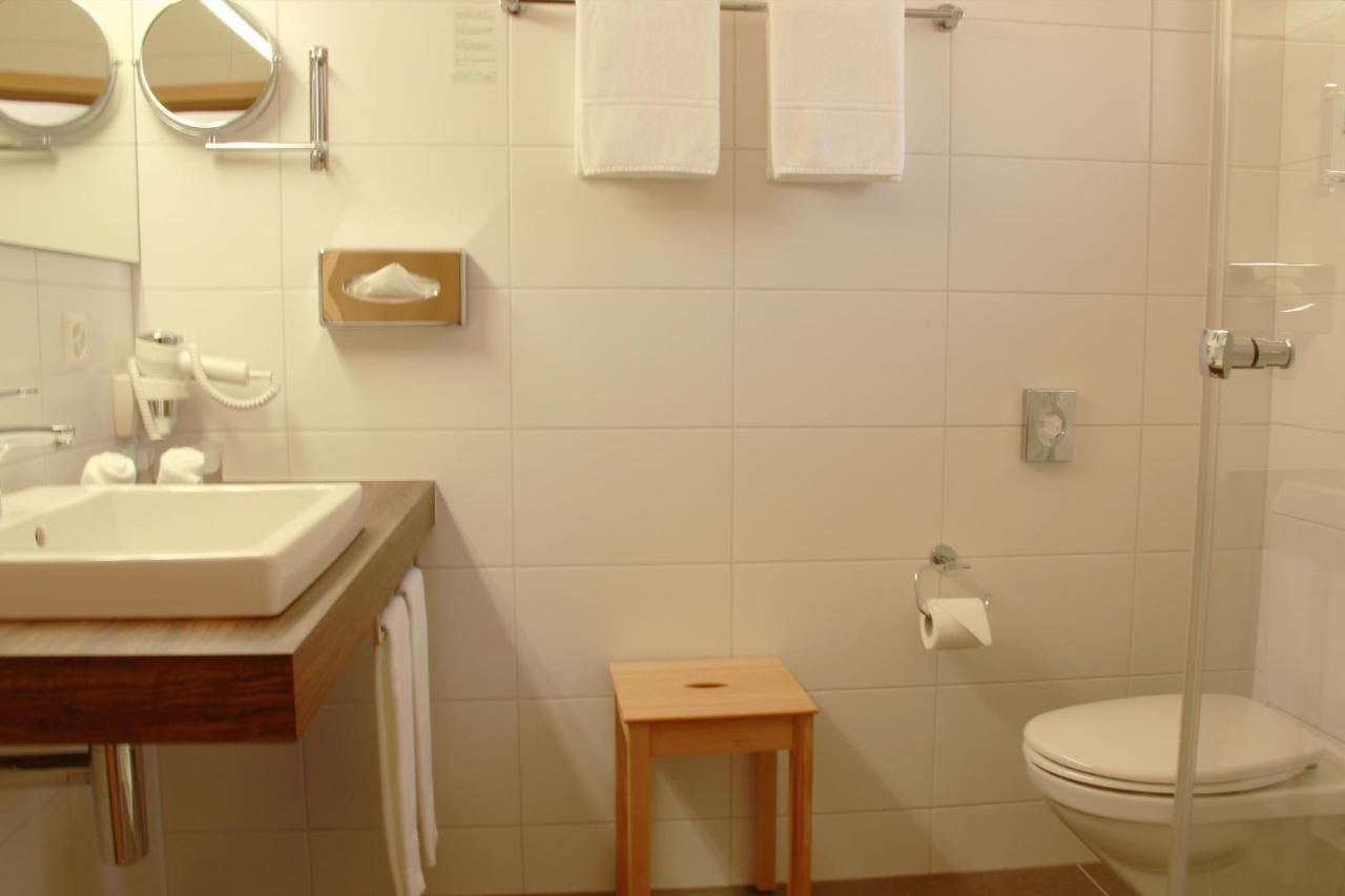 Modern bathroom with shower